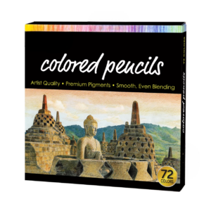 Set of 72 Colors Pre-Sharpened Color Sketch Pencils