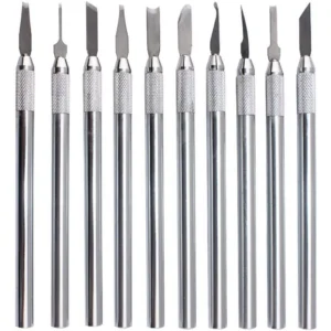 10 Pcs Wax Carving Knives Pottery Clay Sculpting Blades