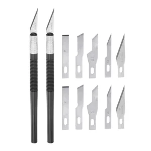 2-Pack Art Craft Carving Knife with 12 Packs