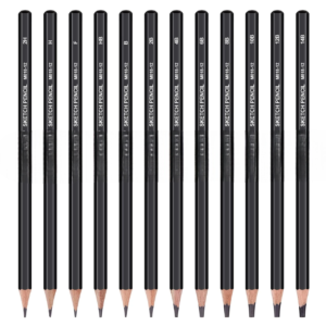 12 Packs Graphite Set for Drawing, Sketching, and Shading