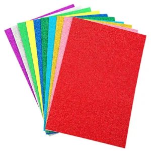 10-Pcs Craft Paper Glitter Scrapbook Paper Set