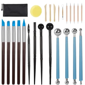 25-Piece Molding Clay Tools Set