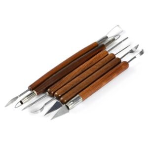 6pcs Clay Sculpting Set Wax Carving Pottery Tools