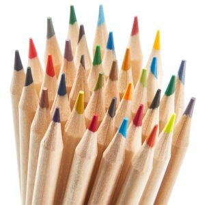 Colored Pencil Set, Soft Wax-Based Cores, Set of 72, For All Ages