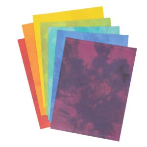 Watercolor Multicolor Rainbow Cardstock Paper Pad, 8.5