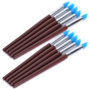 5 Different Shape Silicone Tip Pens Clay Sculpting Tools