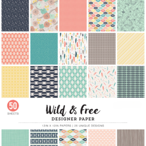 Multicolor Wild & Free Designer Paper, 12