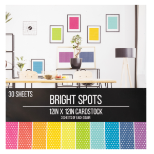 Seeing Dots Multicolor Cardstock Paper Pad, 12