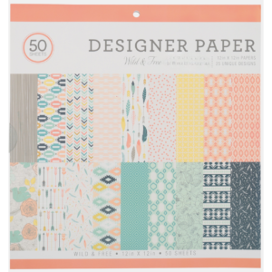 Multicolor Wild & Free Designer Paper, 12